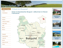 Tablet Screenshot of burgundurlaub.de